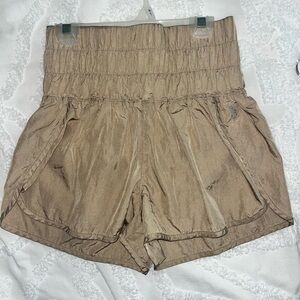 FP Movement by Free People Tan Athletic Shorts